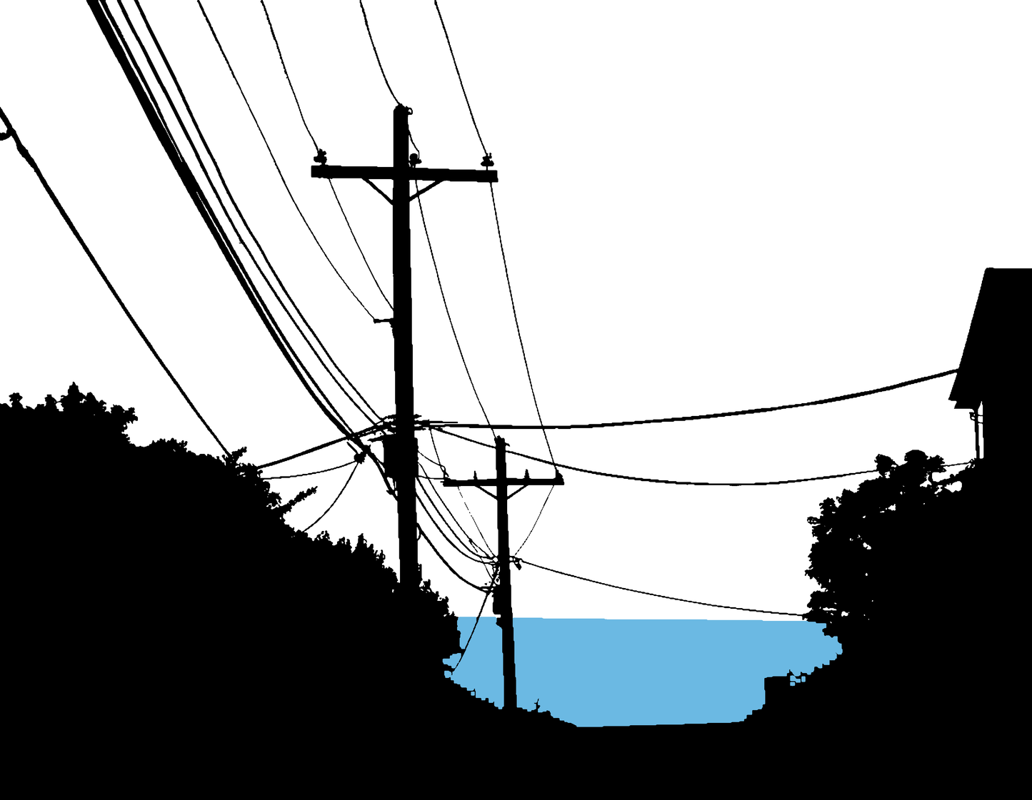 電柱の坂道 #002