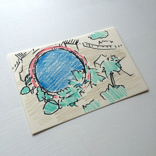 指宿にて (Drawing)