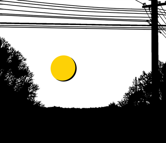 月と電柱 / The Moon and Utility Poles