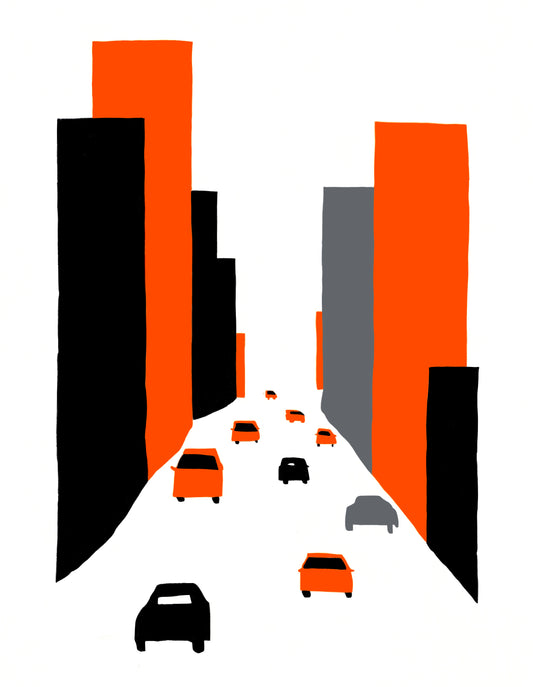 都市の残像 : オレンジの街路 / City Afterimage : Orange Street