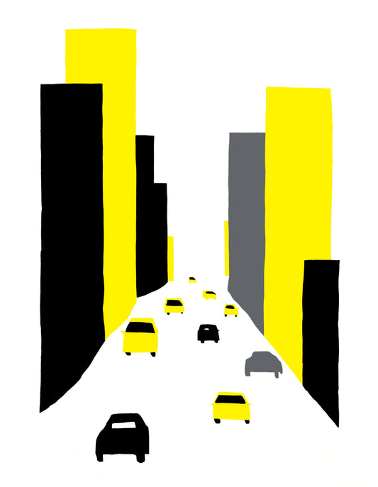 都市の残像 : 黄の街路 / City Afterimage : Yellow Street
