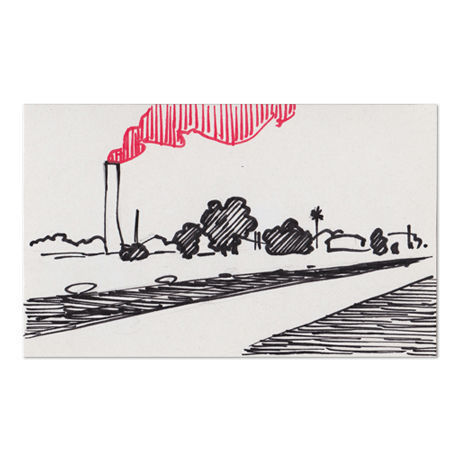 View 1 (Drawing) / けむり