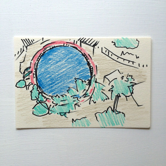 指宿にて (Drawing)