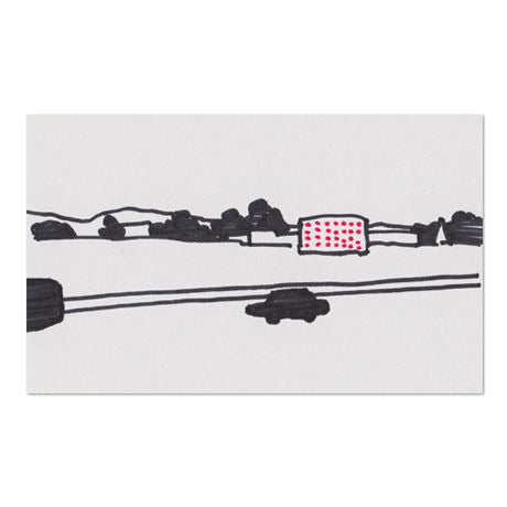 View9 (Drawing) / 遠くの町